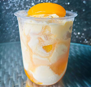 Peach Cobbler Ice cream