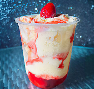 Strawberry Cobbler Ice cream